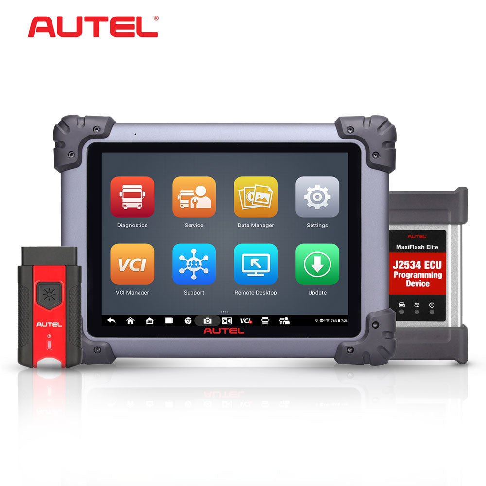 Autel MaxiSYS MS908CVII Commercial Vehicle Diagnostics and Service Tablet with MaxiVCI 200 Vehicle Communication Interface