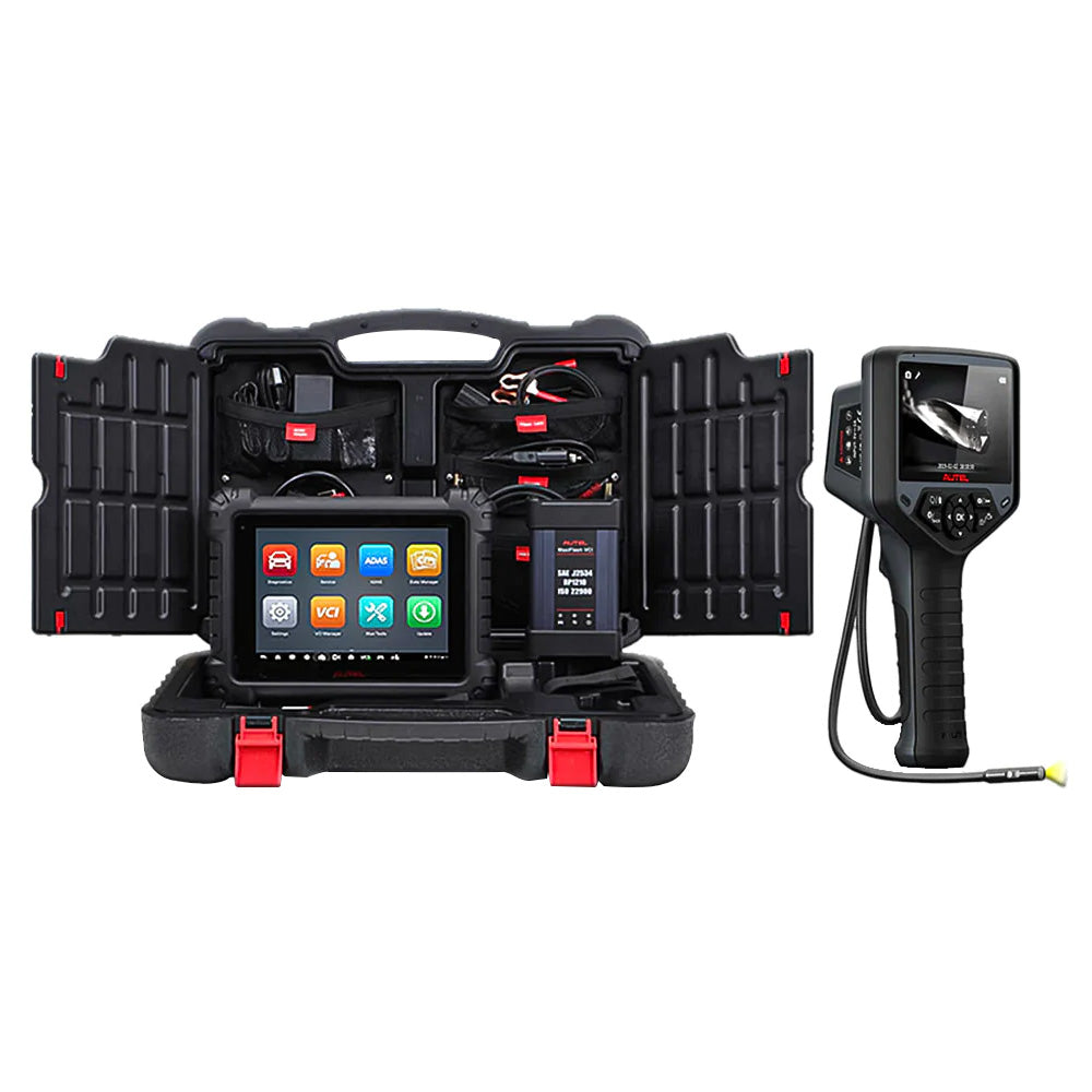 Autel MaxiSys MS909 Diagnostic Tablet with FREE MaxiVideo MV480 Dual-Camera Digital Videoscope