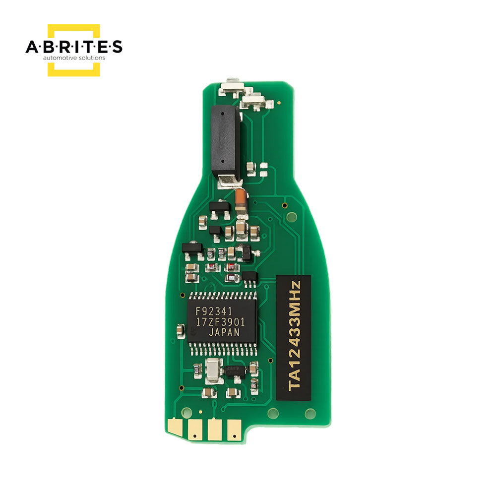 ABRITES - TA12 - PCB for Mercedes IR Key Fob Case with Chrome - 433 Mhz
