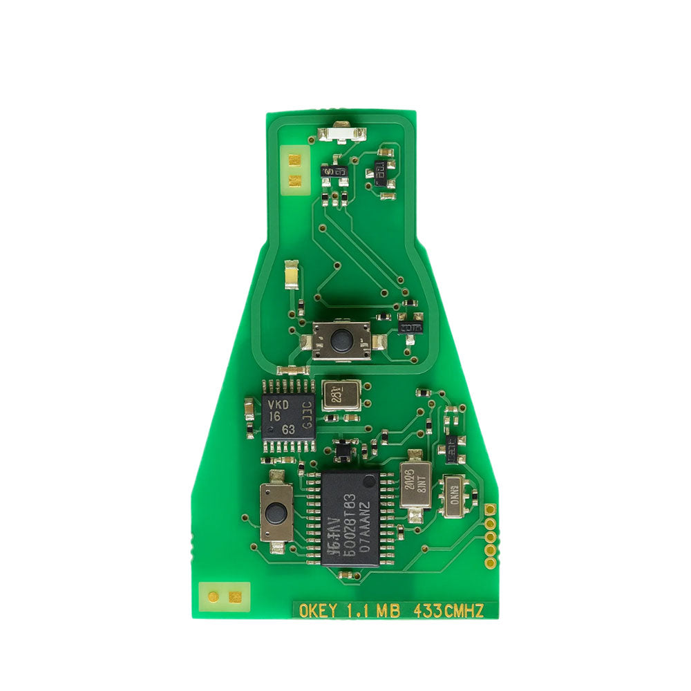 ABRITES - TA13 - PCB for Mercedes IR Key Fob Case Small Size - 433 Mhz