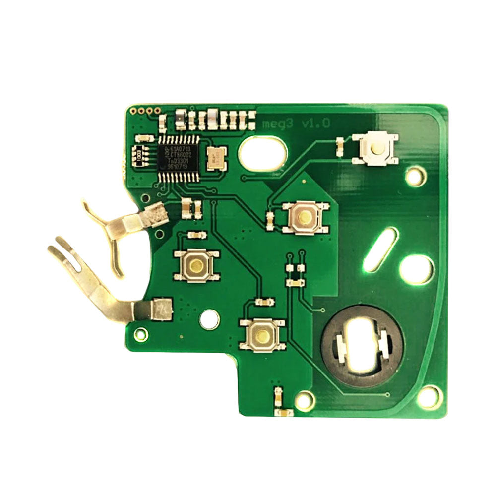 ABRITES - TA27 - PCB for Renault Megane / Laguna 3 - 4 Button