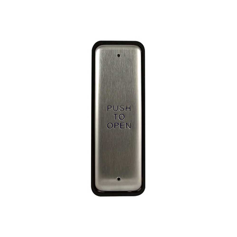 BEA - 10PBJ - Jamb Push Plates 1.5 Inch by 4.75 Inch Stainless Steel