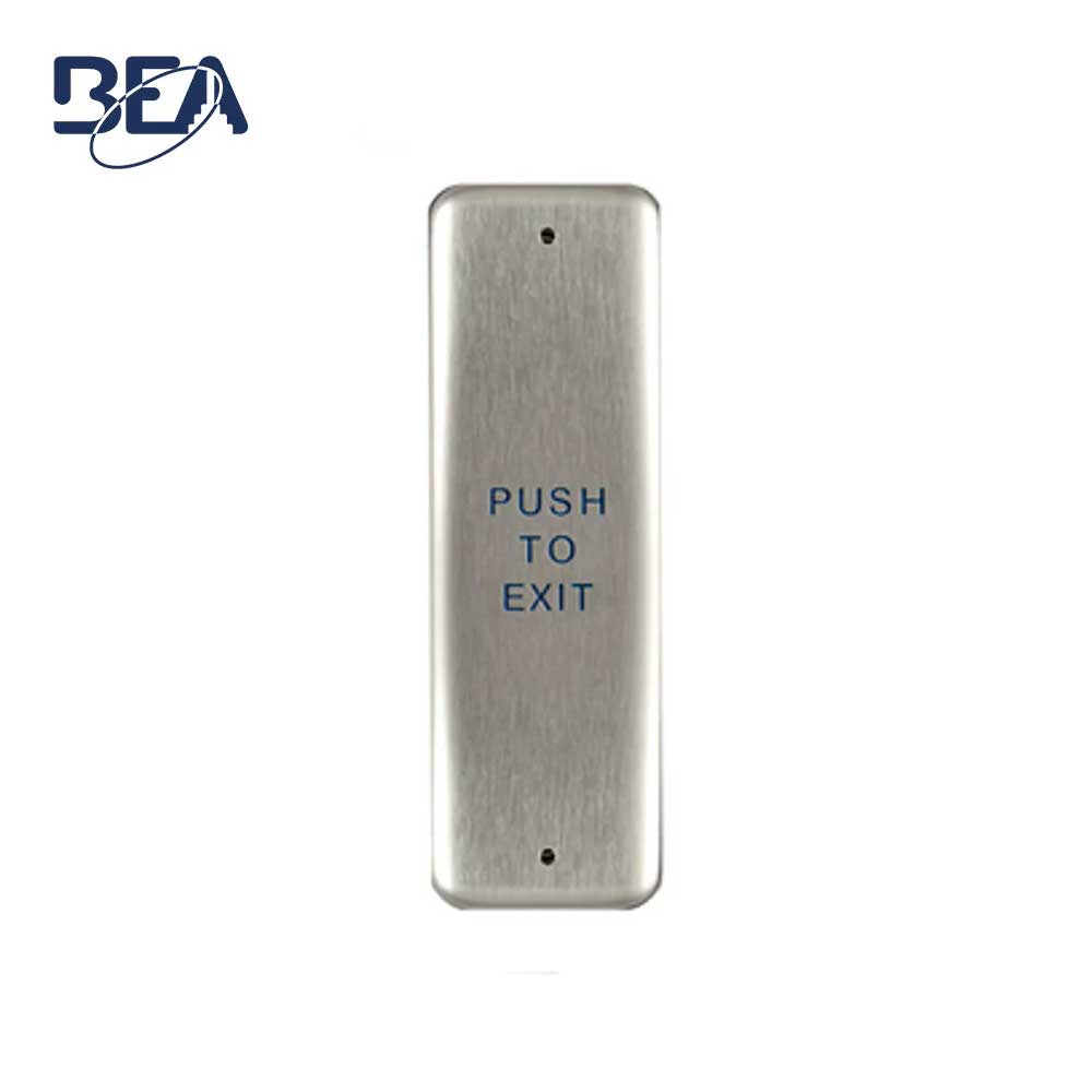 BEA - 10PBJ - Jamb Push Plates 1.5 Inch by 4.75 Inch Stainless Steel