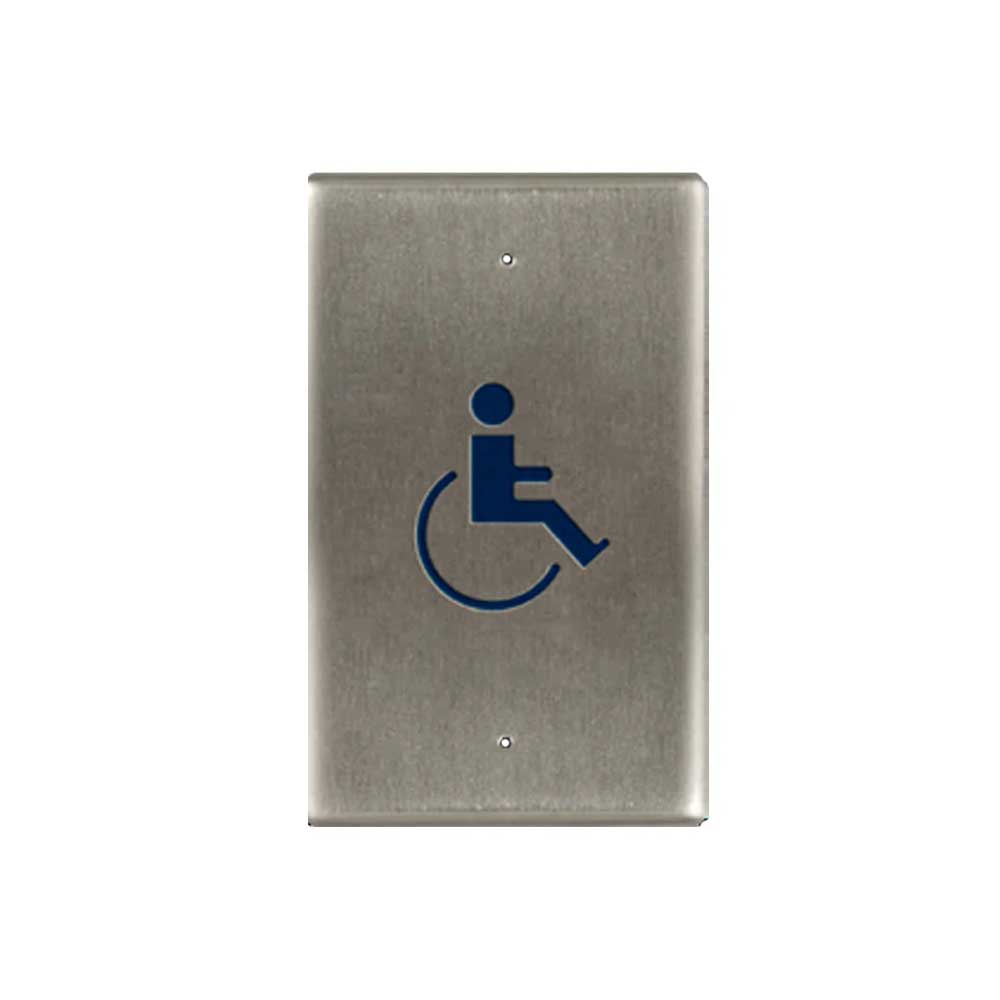 BEA - 10PBO241 - Single Gang Push Plates 2.75 Inch by 4.5 Inch Stainless Steel