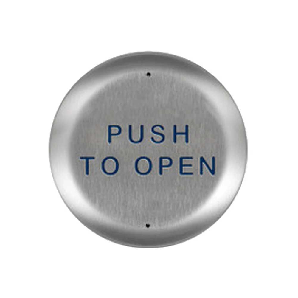 BEA - 10PBR45 - Round Push Plates 4.5 Inch Stainless Steel