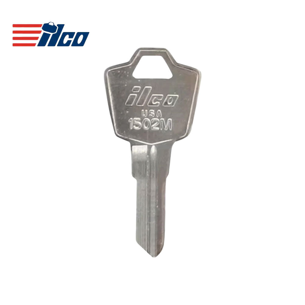 ILCO 1502 Key Blank - Nickel Plated Brass