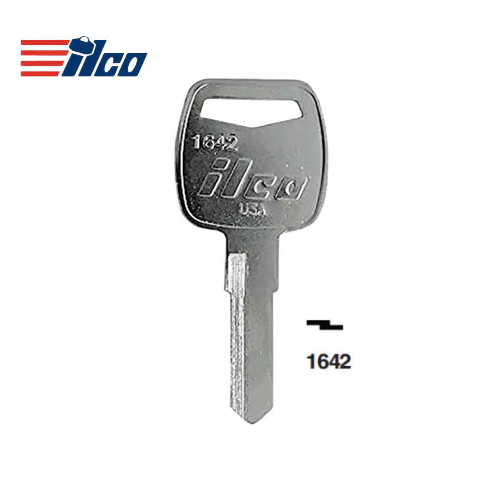 ILCO 1642 Skytrak Key Blank - Nickel Silver