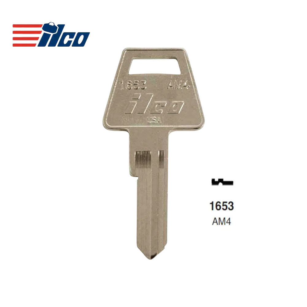 ILCO 1653 American Lock Key Blank - AM4