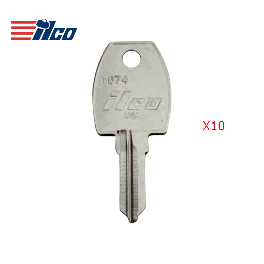 Treadway Wood Key blank - 1674 (Packs of 10)