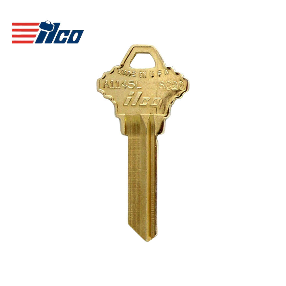 ILCO A1145L 6-Pin Schlage Key Blank - SC20