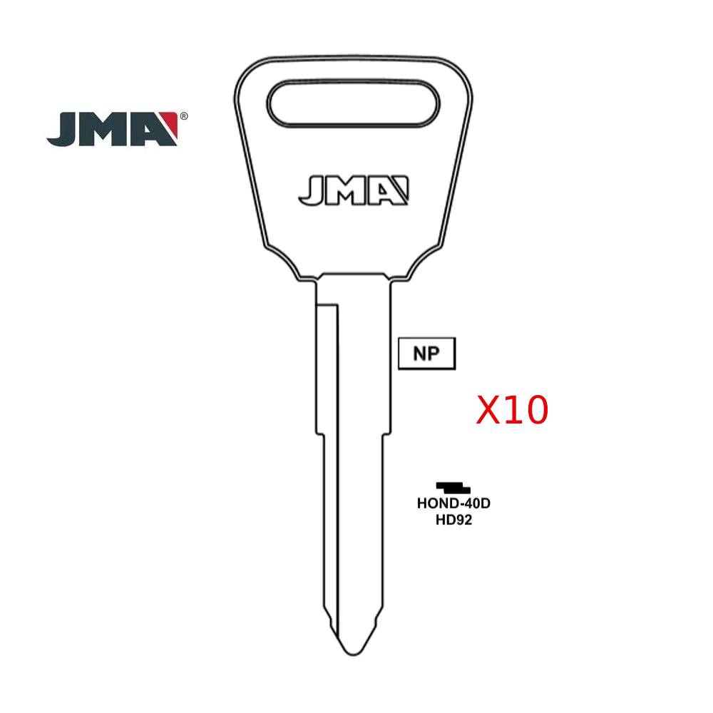 Acura Key Blank - HD92 / HOND-40D (Packs of 10)
