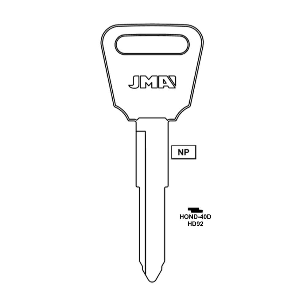 Acura Key Blank - HD92 / HOND-40D