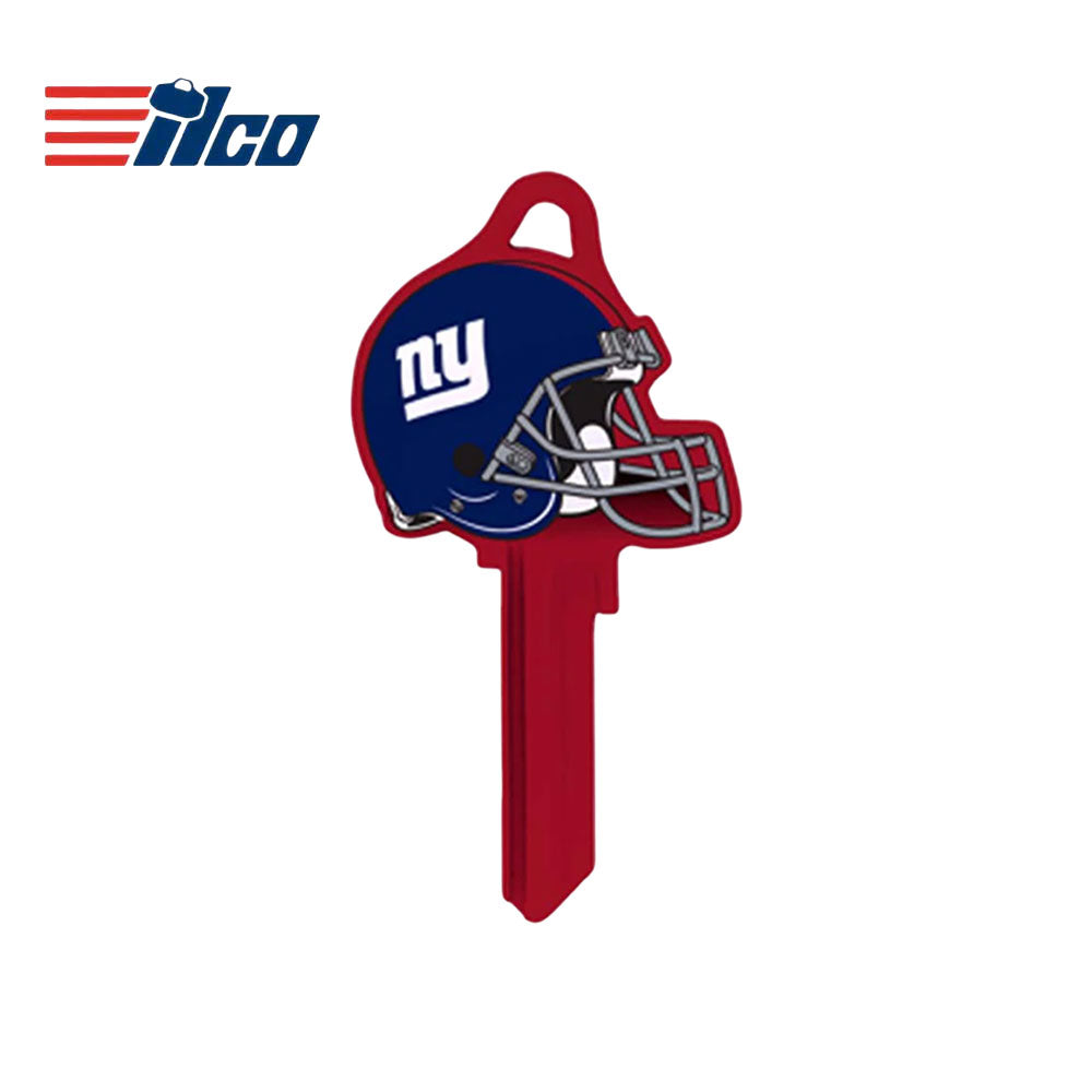 ILCO - NFL-KW1 TeamKeys - Helmet Edition Key Blank - New York Giants