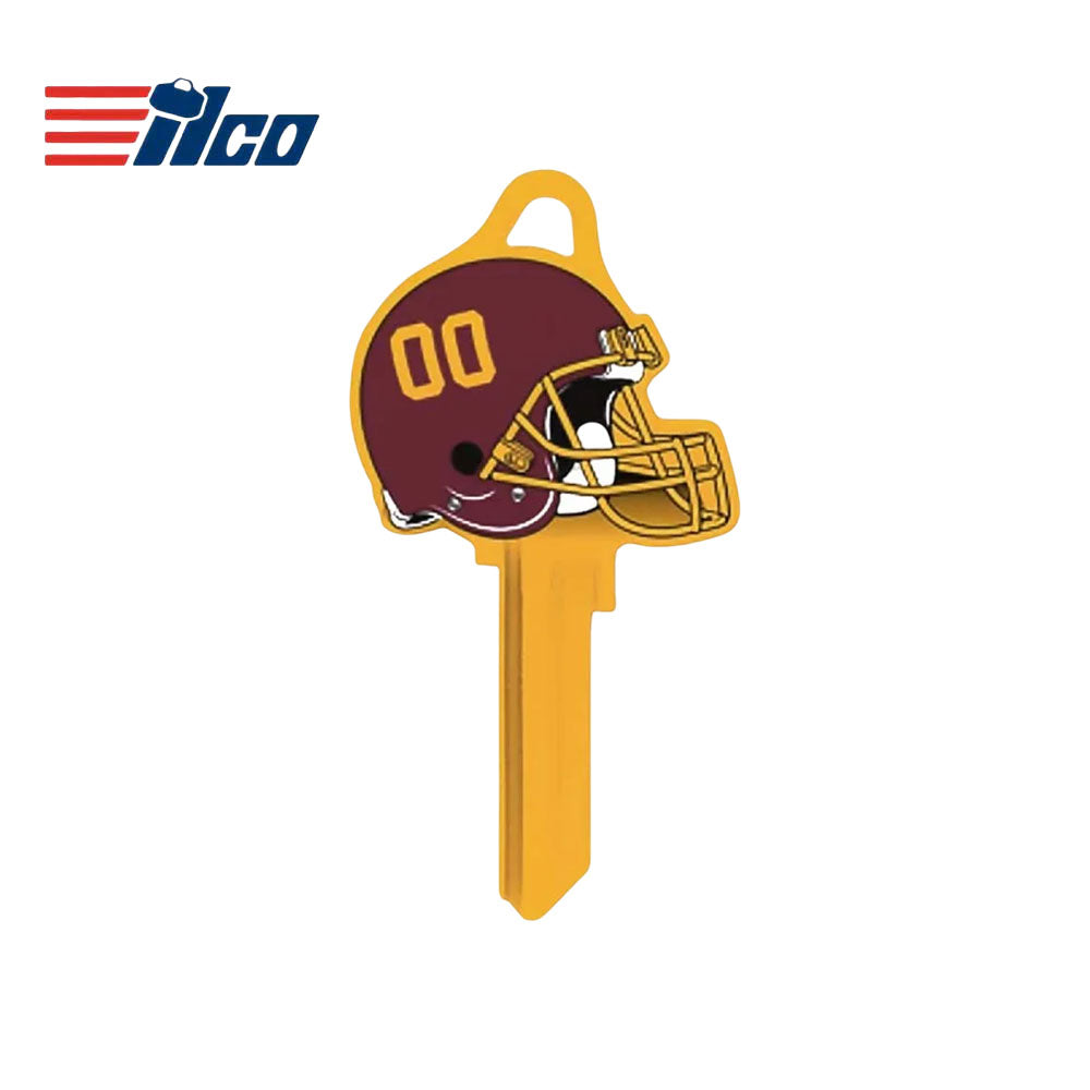 ILCO - NFL-KW1 TeamKeys - Helmet Edition Key Blank - Washington Football Team
