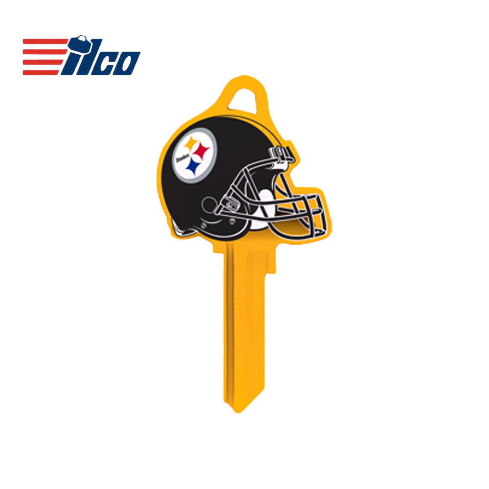 ILCO - NFL-KW1 TeamKeys - Helmet Edition Key Blank - Pittsburgh Steelers