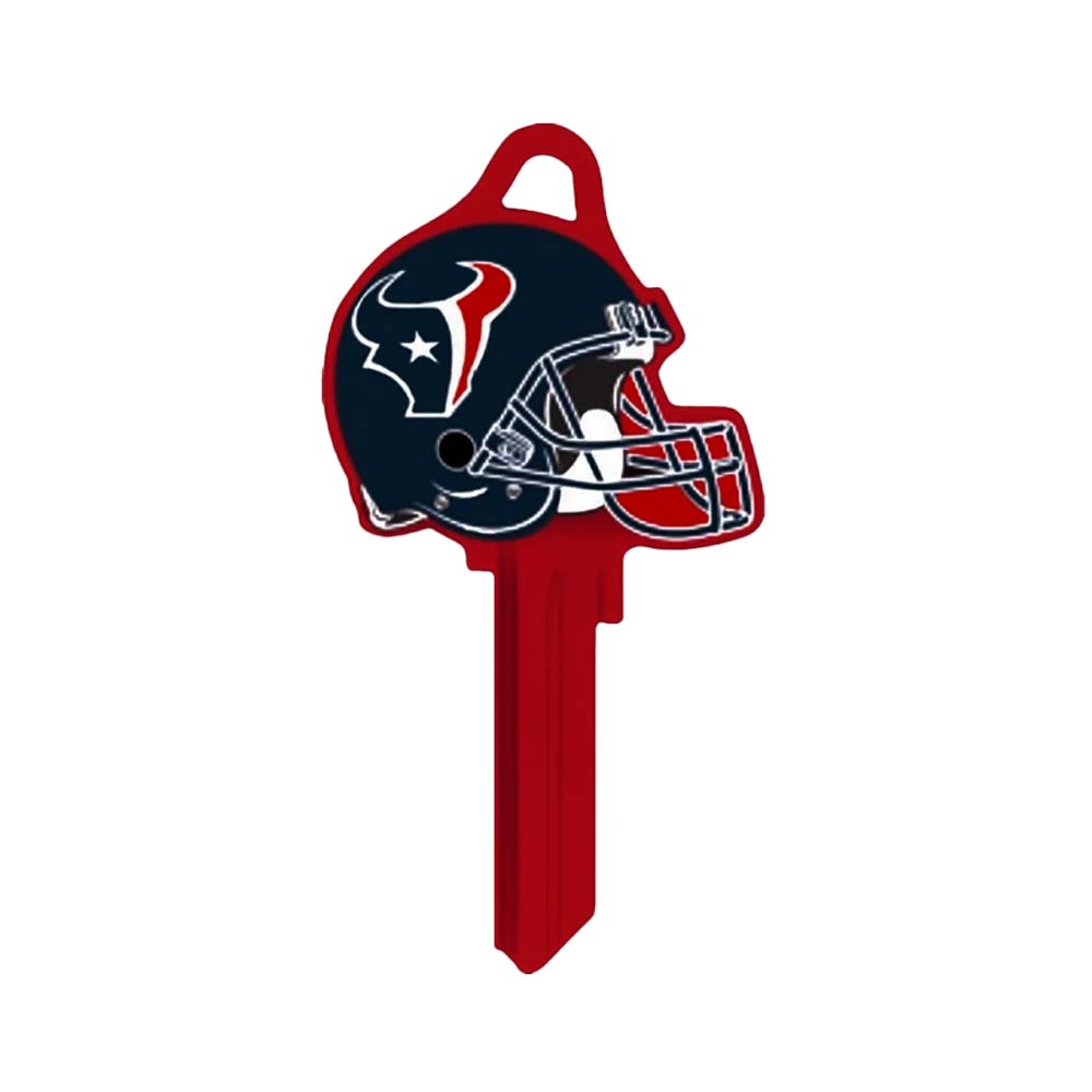 ILCO - NFL-KW1 TeamKeys - Helmet Edition Key Blank - Houston Texans