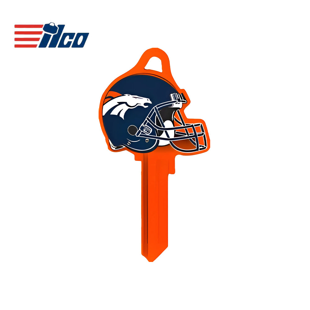 ILCO - NFL-SC1 TeamKeys - Helmet Edition Key Blank - Denver Broncos