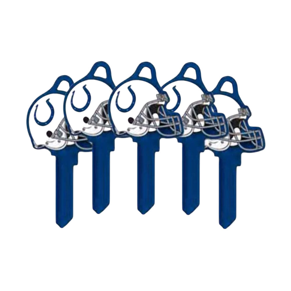 ILCO - NFL-SC1 TeamKeys - Helmet Edition Key Blank - Indianapolis Colts - Pack of 5