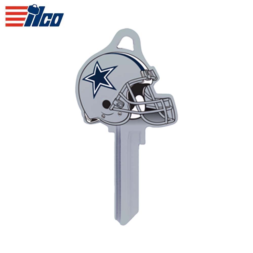 ILCO - NFL-SC1 TeamKeys - Helmet Edition Key Blank - Dallas Cowboys