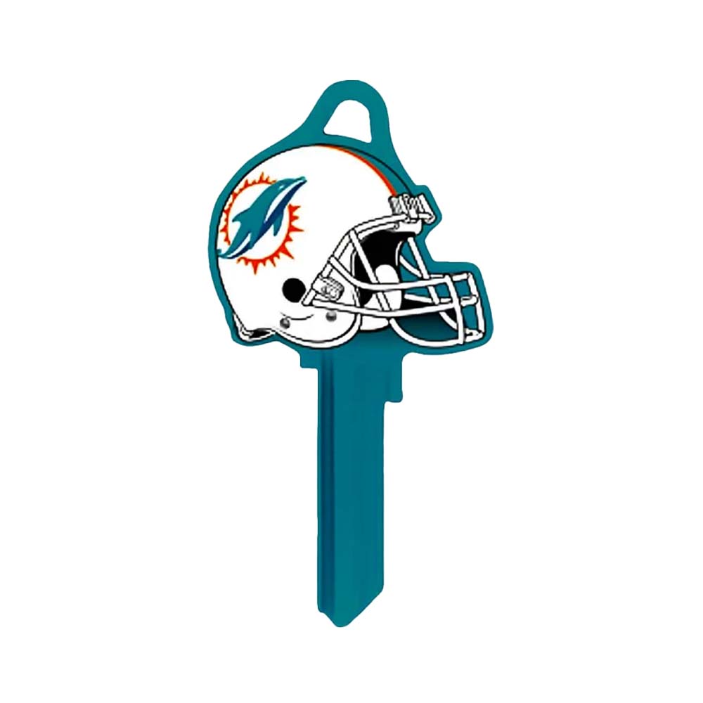 ILCO - NFL-SC1 TeamKeys - Helmet Edition Key Blank - Miami Dolphins