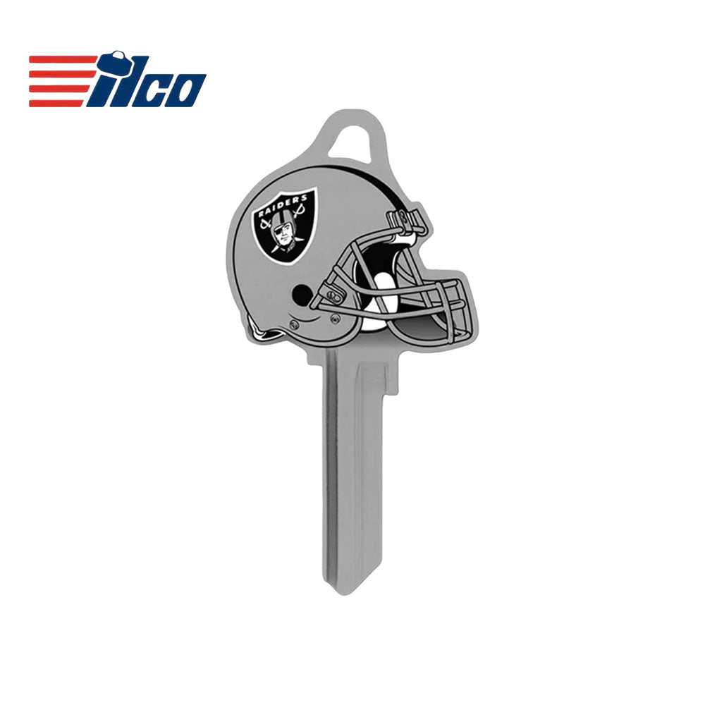 ILCO - NFL-SC1 TeamKeys - Helmet Edition Key Blank - Las Vegas Raiders