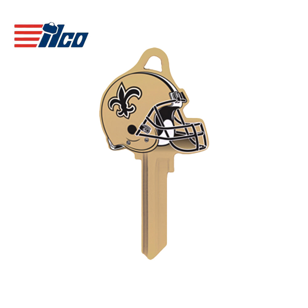 ILCO - NFL-SC1 TeamKeys - Helmet Edition Key Blank - New Orleans Saints