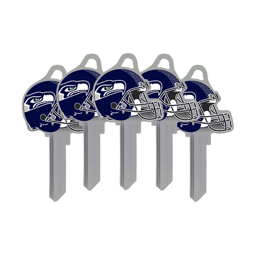 ILCO - NFL-SC1 TeamKeys - Helmet Edition Key Blank - Seattle Seahawks (5 Pack)