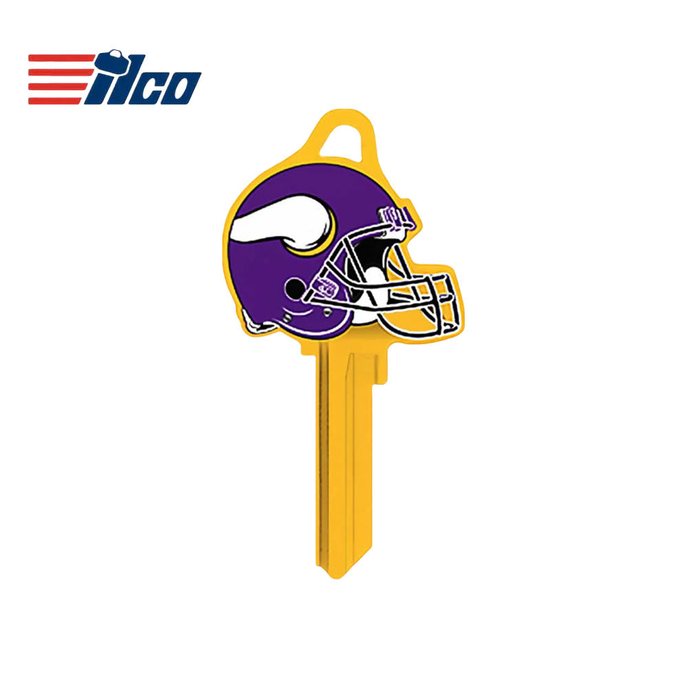 ILCO - NFL-SC1 TeamKeys - Helmet Edition Key Blank - Minnesota Vikings