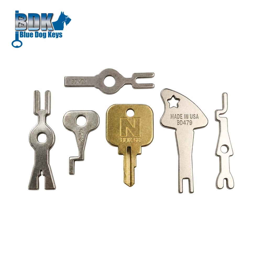 Framon Blue Dog Boat Keys BDESW Electric Switch Assortment (6 Keys)