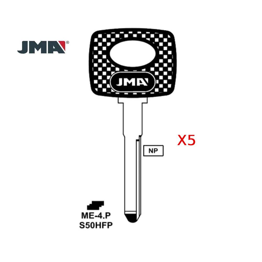 1981 - 1993 JMA Blank Key for Mercedes Benz/ S50HF-P (Packs of 5)