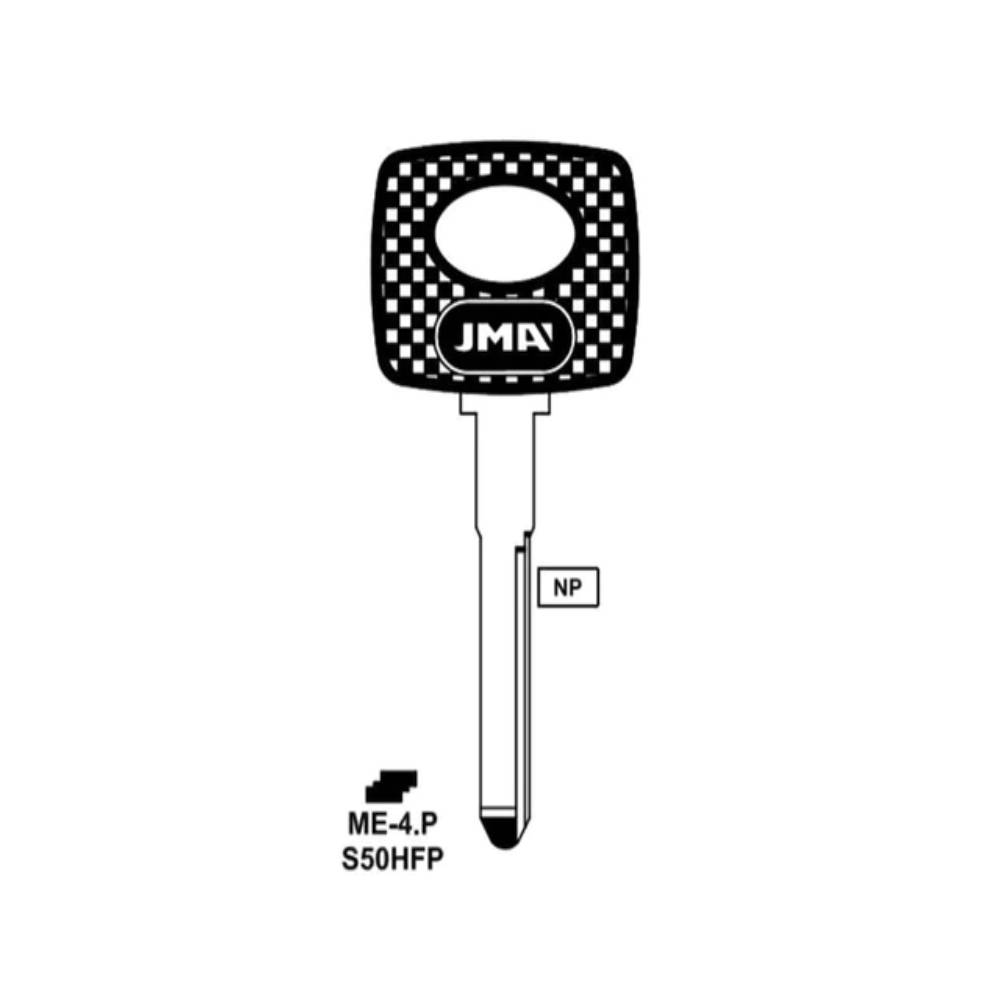 1981 - 1993 JMA Blank Key for Mercedes Benz/ S50HF-P