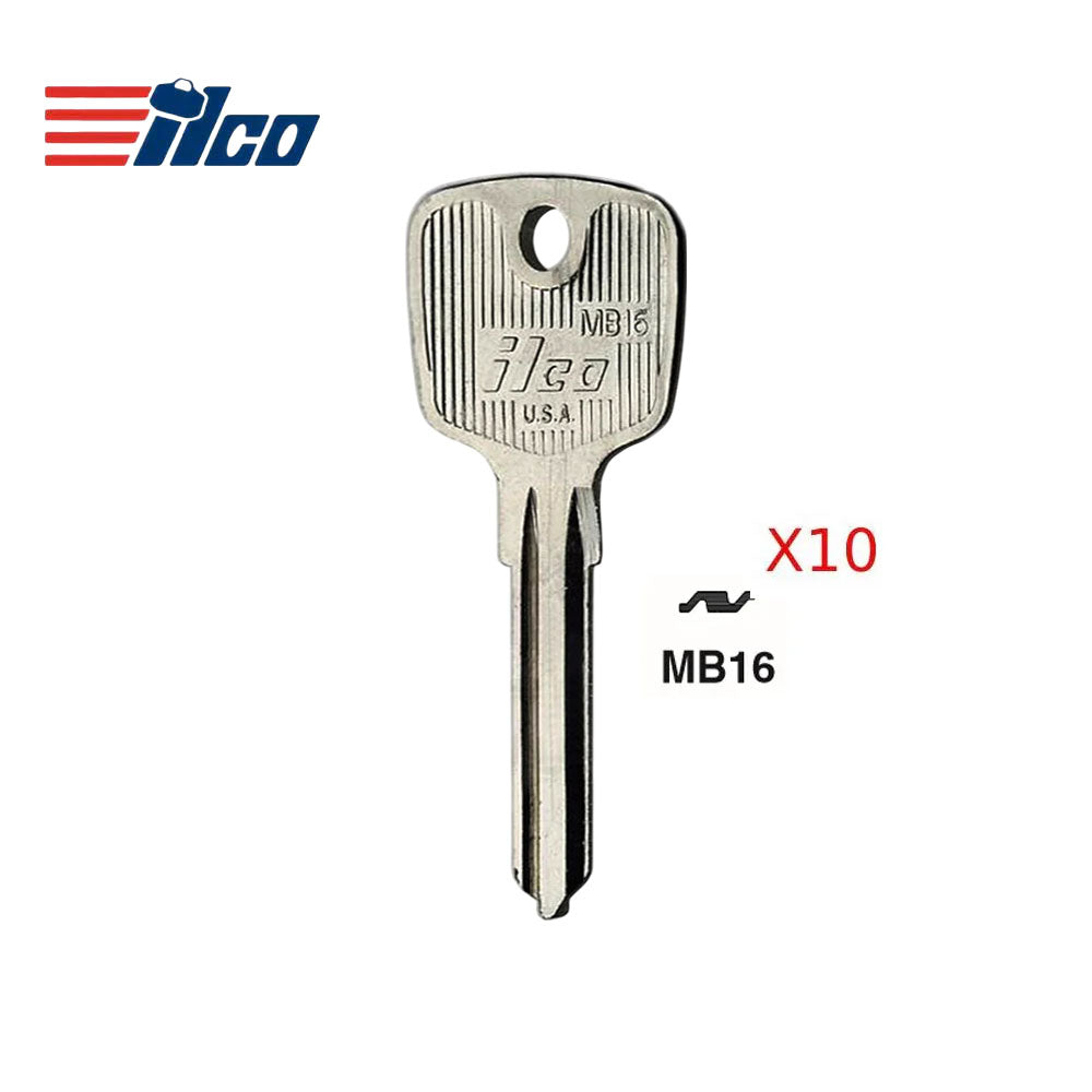 Mercedes Benz Key Blank - ME-HF / MB16 (Packs of 10)