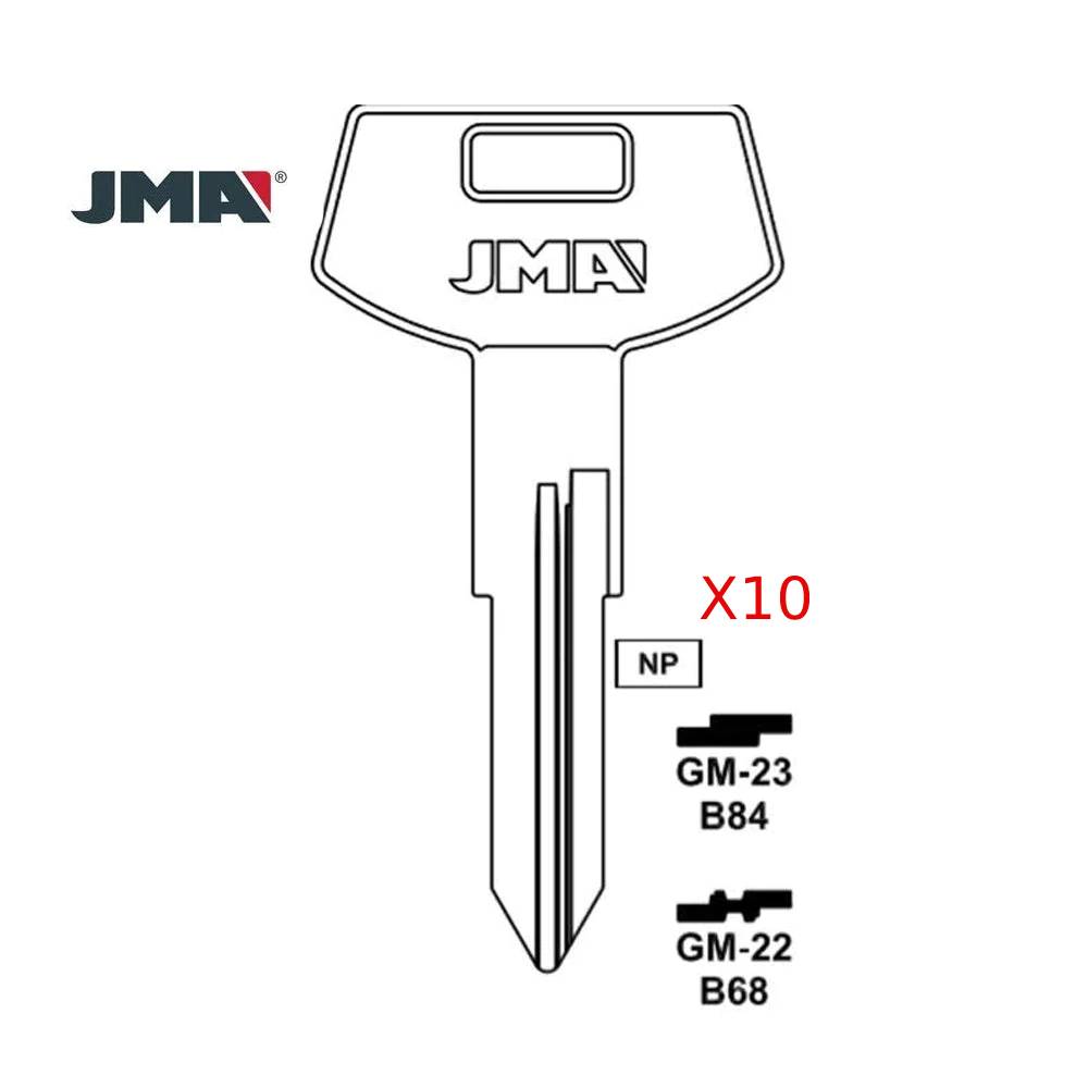 GM Key Blank - B68 / GM-22 ( Packs of 10)