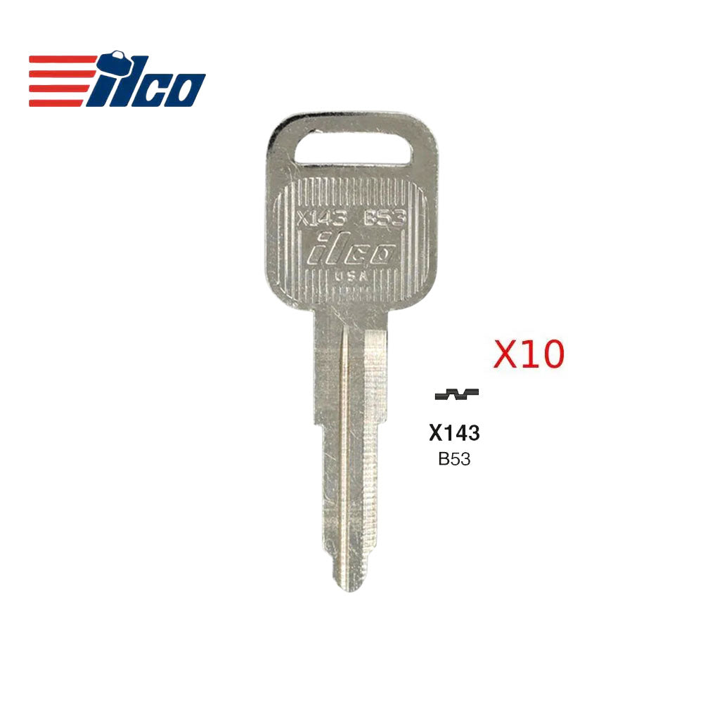 GM Key Blank - GM-2 / B53 (Packs of 10)