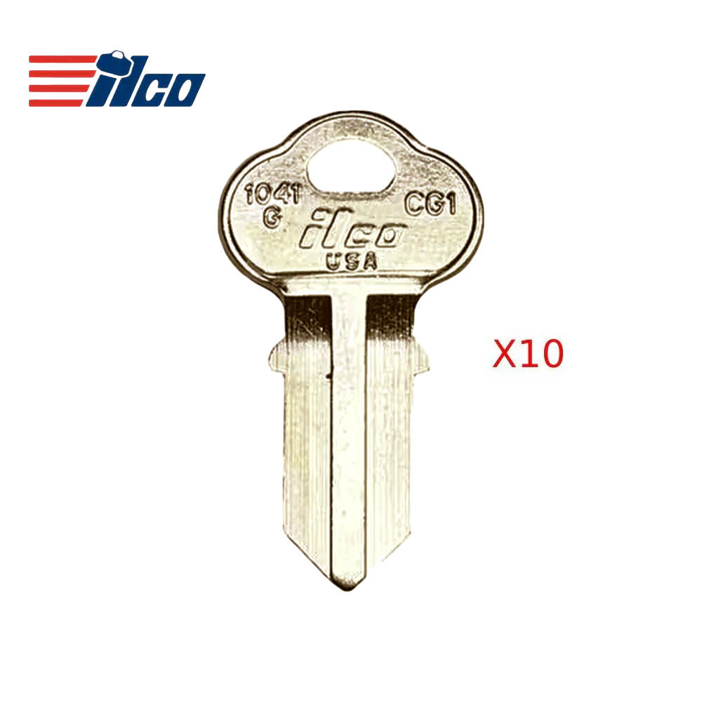 GM 1041G Slideout Key Blank - CHI-2 / CG1 (Packs of 10)