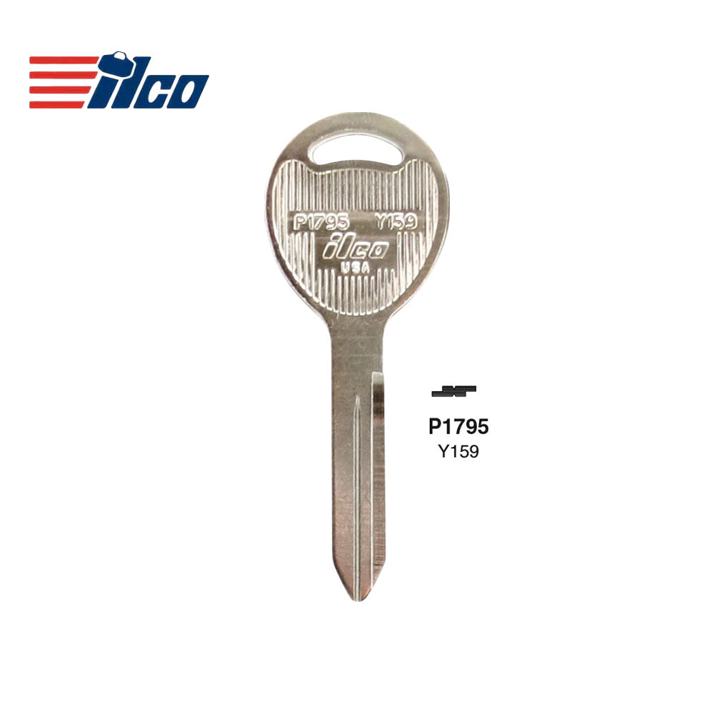 Chrysler Jeep Dodge Key Blank - CHR-15E / Y159