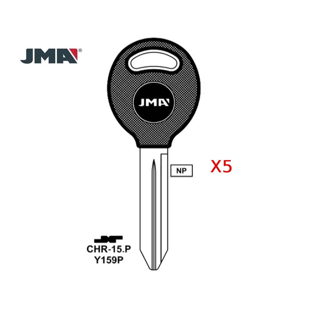 1994 - 2013 JMA Blank Key for Chrysler Jeep Dodge/ Y159P (Packs of 5)