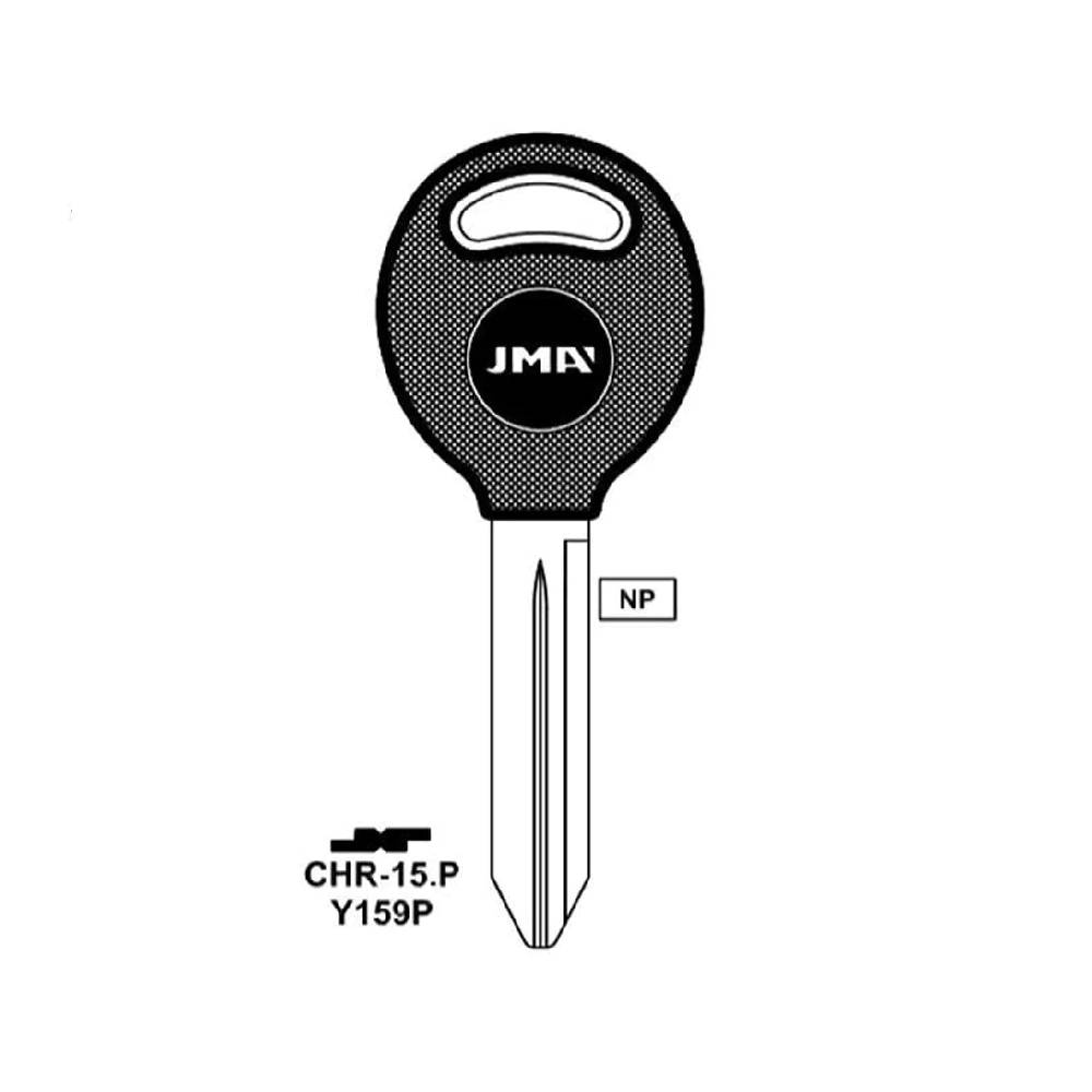 1994 - 2013 JMA Blank Key for Chrysler Jeep Dodge/ Y159P