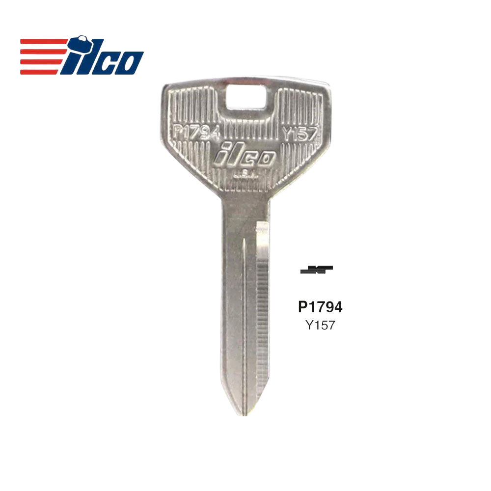 Chrysler Jeep Dodge Mitsubishi Key Blank - CHR-14E / Y157
