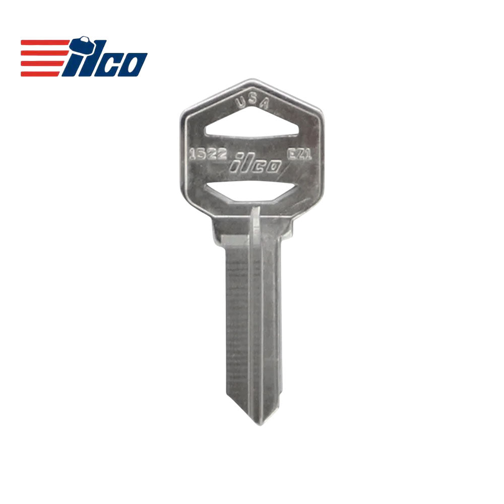 ILCO AL00001132 Donner Kwikset Nickel Plated House Key Blank