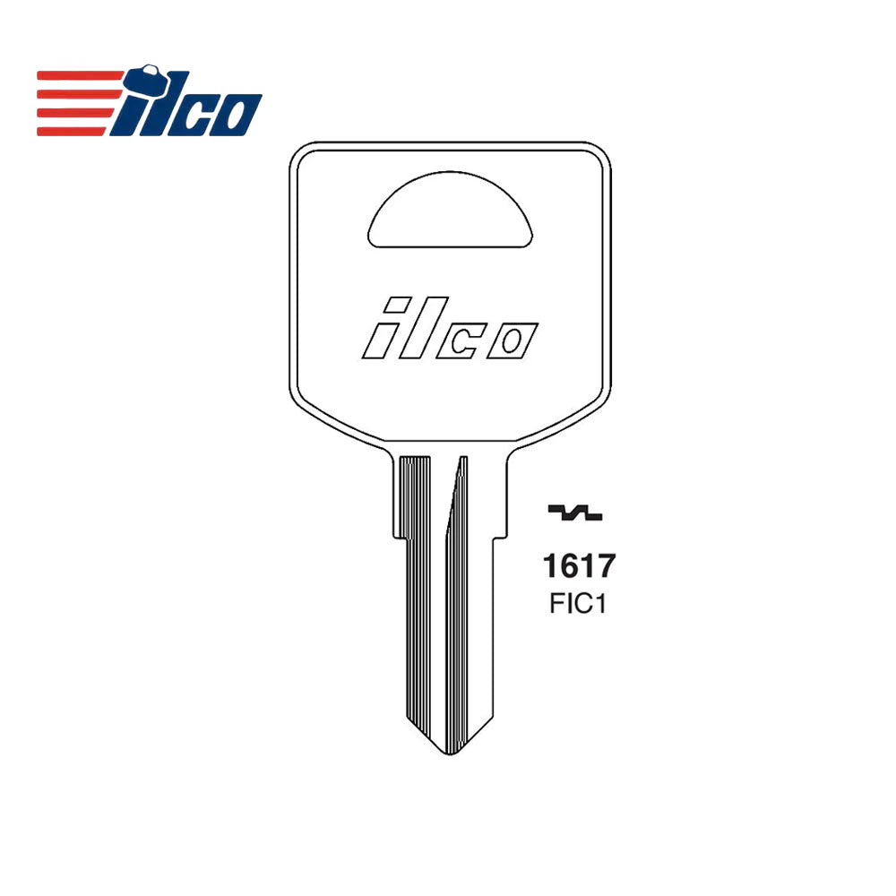 Commercial & Residential Lock Key Blank - FCS-1D / FIC1 (Discontinued)
