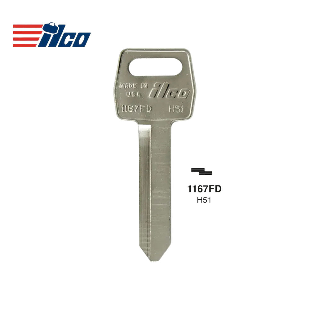 Ford Lincoln Mercury Key Blank - FO-21DE / H51
