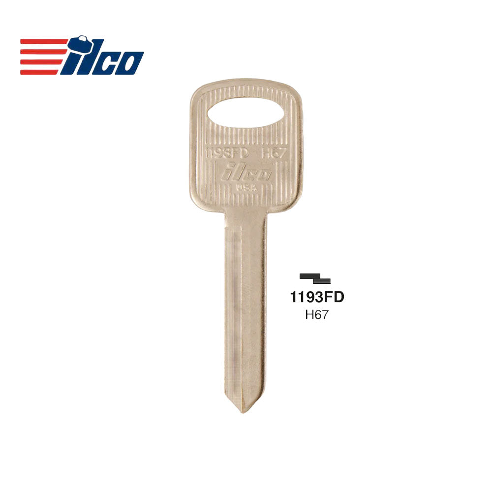 Ford Mercury Key Blank - FO-8DE / H67
