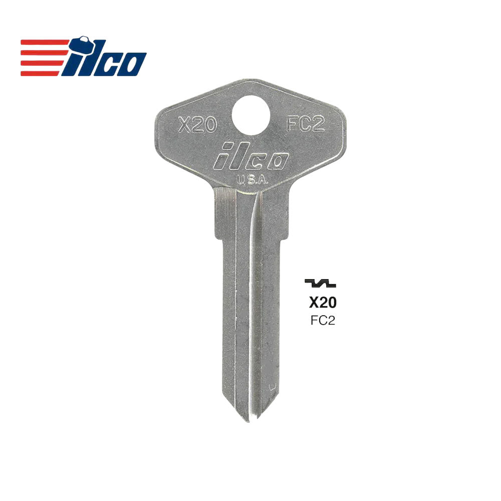 Ford Jaguar Key Blank - FO-5 / FC2