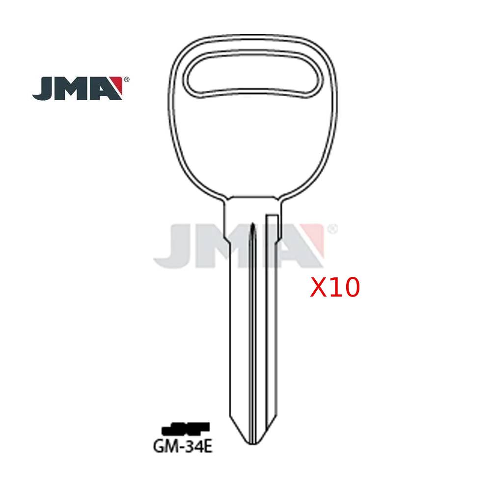 JMA GM-34E / GM B91 / P1111 Mechanical Key (Pack of 10)
