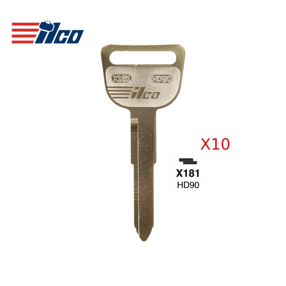 Honda Acura Key Blank - HOND-10E / HD90 (Packs of 10)