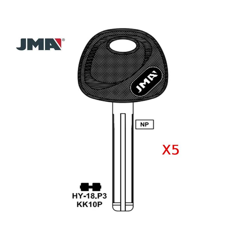 2010 - 2015 Hyundai Kia Key Blank - KK10-P / HY-18.P3 (Packs of 5)