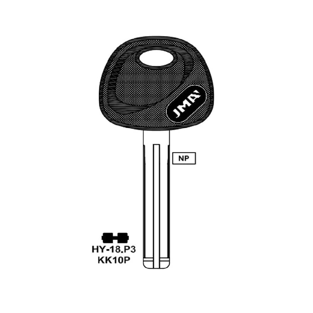 2010 - 2015 Hyundai Kia Key Blank - KK10-P / HY-18.P3
