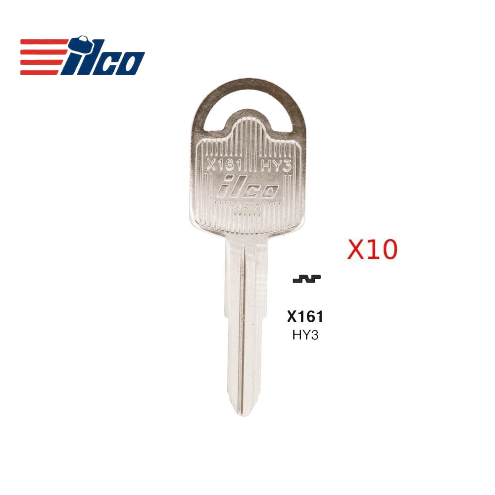 Hyundai Key Blank - HY-16 / HY3 (Packs of 10)
