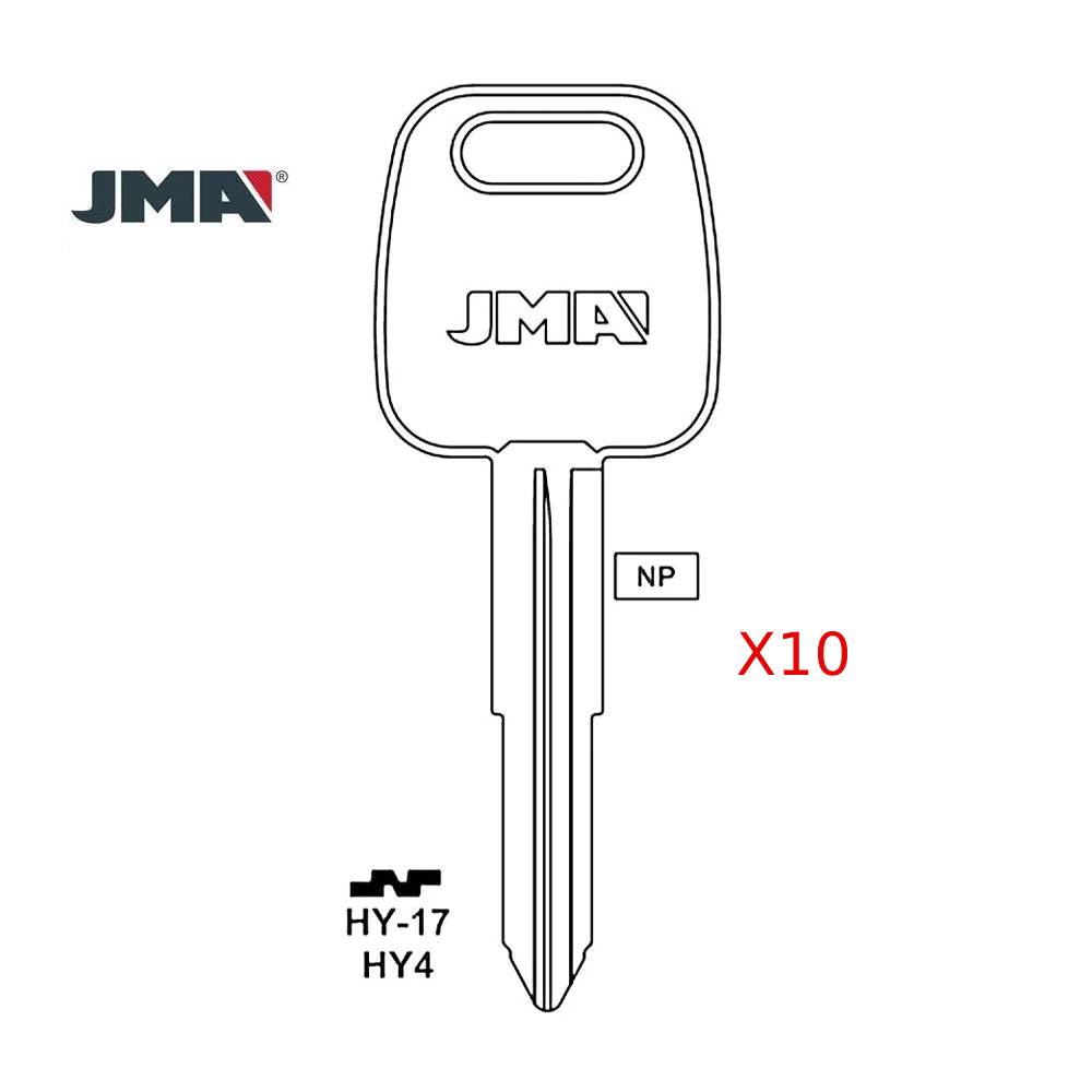 Hyundai Key Blank - HY4 / HY-17 (Packs of 10)
